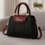 Women's PU Leather Plain Shoulder Bag