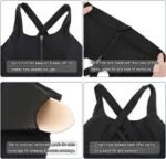 Bra for the girls and womens front zip sports bra women sports bra zipper high impact sports bra gym bra for women sports bra front open - Image 4